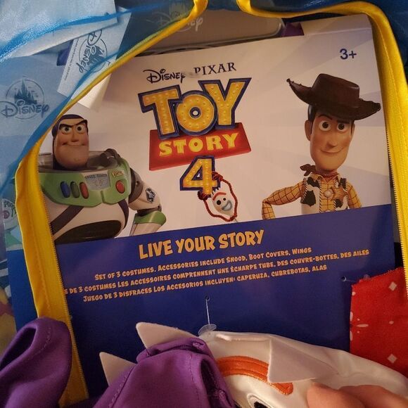 ✨DISNEY✨ NEW! Kids' Toy Story Costume Set: Woody + Buzz + Forky - Picture 13 of 16